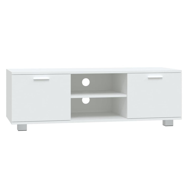 Aspen Hill TV Stand, White, 120 cm
