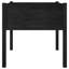 Red Barrel Studio Garden Planters 2 Pcs Black 19.7"X19.7"X27.6" Solid Wood Pine-91895636-91895633