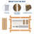 Wooden Platform Bed Frame - No Box Spring, Wooden Slats, 10.24" Height, Easy Assembly-1207314801-1207314803