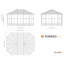 Pavillon de jardin Korado x Aluminium-41235478