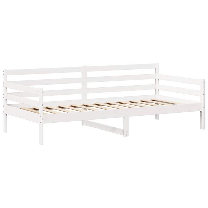 Solid Wood Bed, White