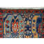 Hand-Knotted High-Quality Navy, Blue, and Red Runner