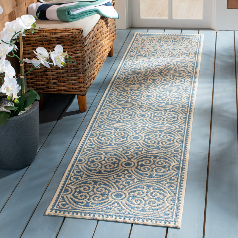 Frankee Performance Indoor/Outdoor Area Rug, Runner 2'2" x 10'