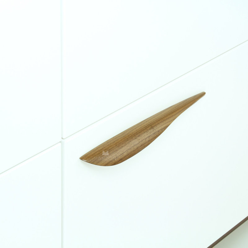 Wave Designer Wood 5 1/16" Center to Center Arch Pull, Oak