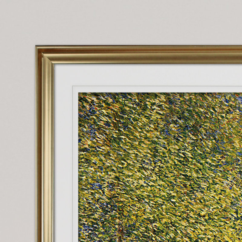«Bend in the River», impression, Cadre doré, H 20 po x l 24 po x P 1,5 po