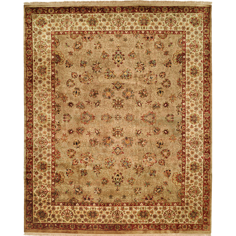 Hand Knotted Wool Oriental Area Rug, 9' x 12'