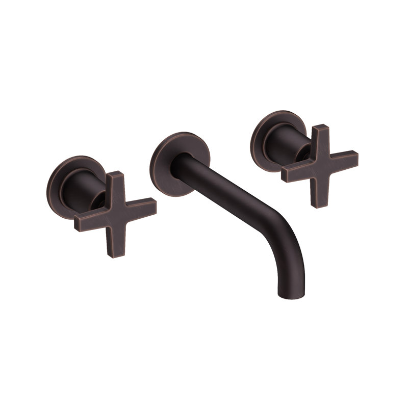 Dorrance Wall Mount Bathroom Faucet, Venetian Bronze