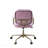 Pink Top Grain Leather Office Chair-1945329522