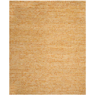 Ferrera Abstract Handmade Flatweave Gold Area Rug