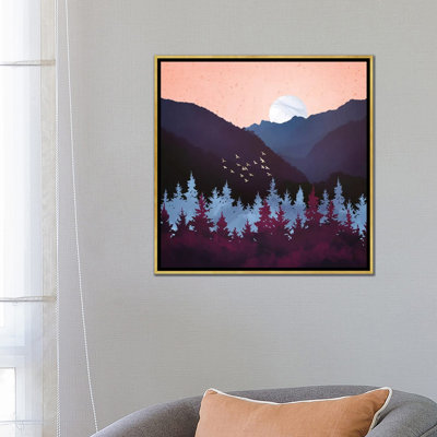 Mulberry Dusk - impression d'art graphique