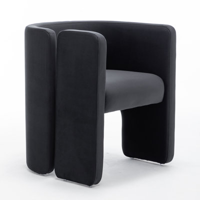 Jaimyn 24" Wide Upholstered Barrel Accent Chair