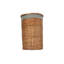 Wicker Round Laundry Hamper Basket with Lining-102478558-135728353