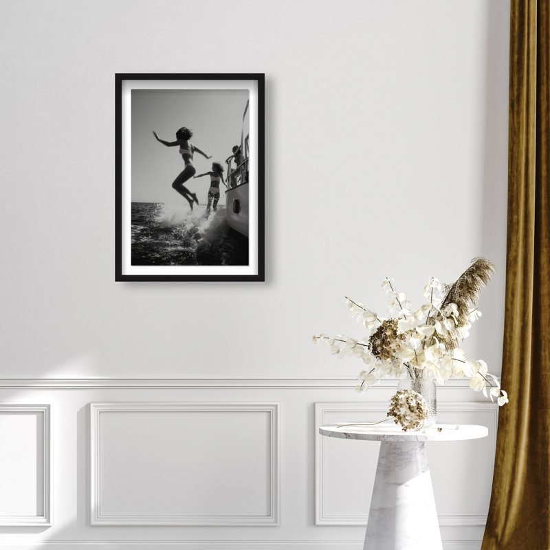 Liquid Gravity Print by Oliver Gal, 31.5"H x 21.5"W, Black Shadowbox