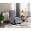 Fauteuil inclinable moderne avec dossier en velours côtelé et structure en bois massif pour un salon confortable-1755880612