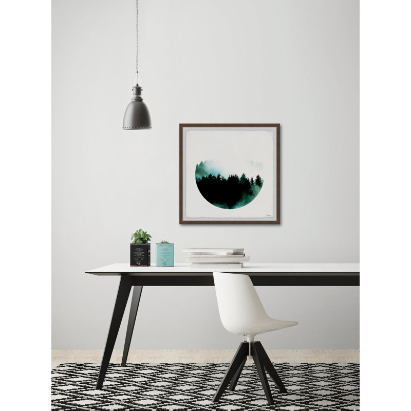 «Jaded Forest», reproduction encadrée, H 32 po x l 32 po x P 1,5 po