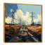 «Alytic Dessin of A Power Lines », art mural sur toile-97189457-134125891