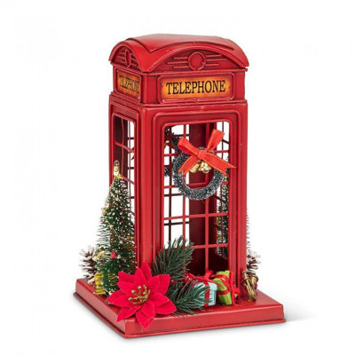 Telephone Booth With Tree & Gifts