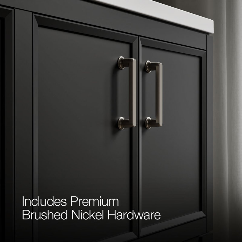 Winnow 36-In Bathroom Vanity Set, Slate Gray