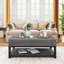 Table basse à plateau relevable avec rangement et tablette-506944643