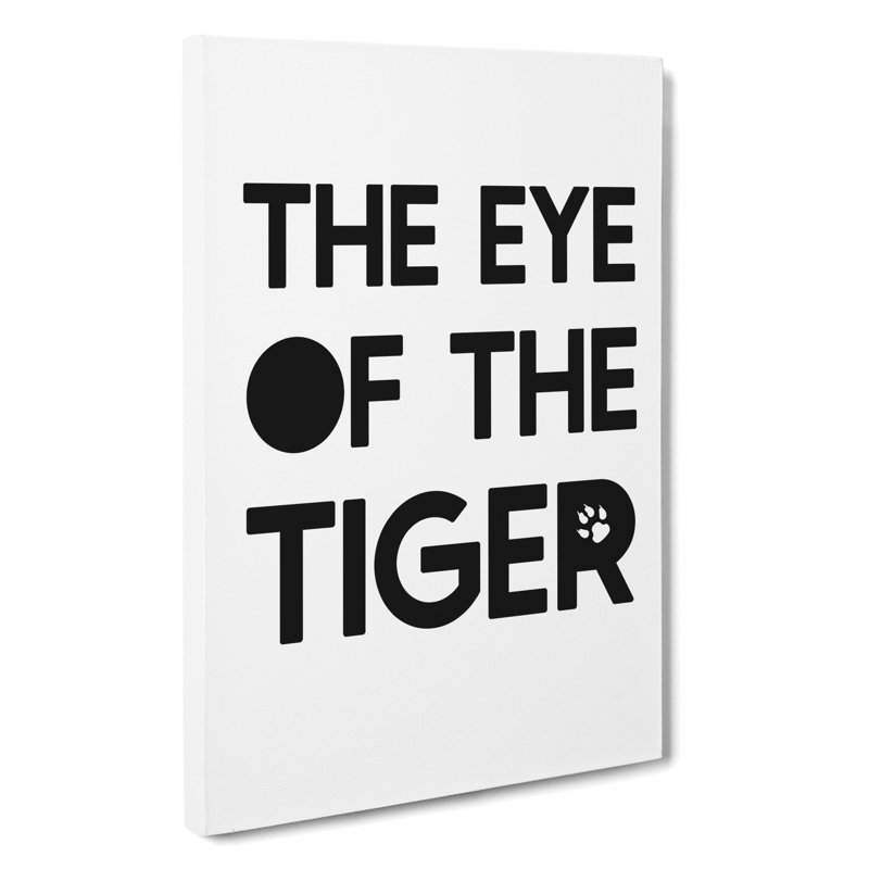 Eye of the Tiger - Wrapped Canvas, 50cm H x 35cm W x 3cm D