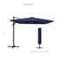 Parasol en porte-à-faux 10 x 10 pi avec manivelle Shandice-19693305