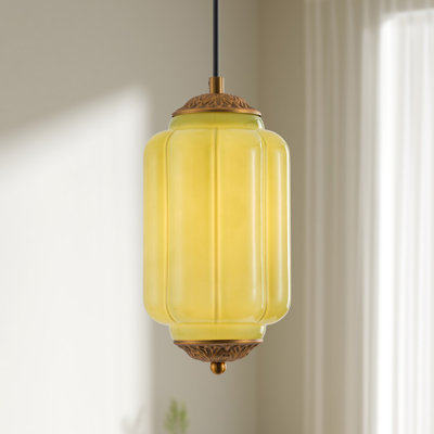 Luminaire suspendu cylindrique 1 lumière pour îlot de cuisine
