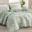 Ensemble de courtepointe en mélange de coton 3 pièces Wonderful Floral-2137652084-2132100106