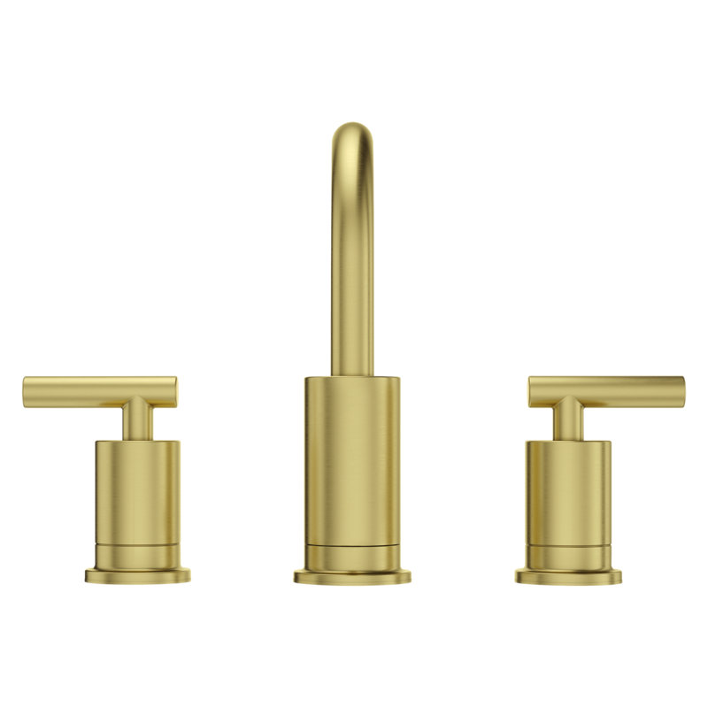 Contempra 8 in Widespread Bathroom Faucet, Brushed Gold