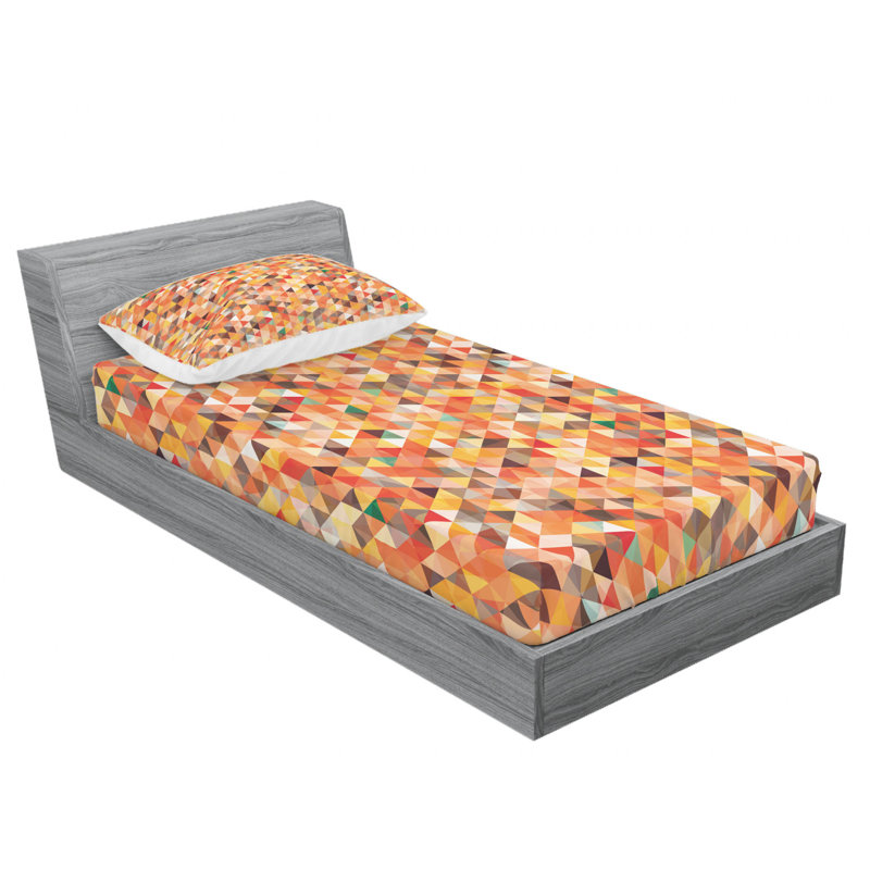 Microfiber Geometric Sheet Set