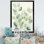 «Green Leaves», impression d'art mural minimaliste