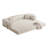 Living Room Couple 2-Person Sofa,Convertible Sleeper Sofa Bed With 2 Pillows, Corduroy Couch Removable And Washable Sofa , Floor Sofa Lounge Couch For Small Spaces-6928924
