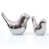 2Pcs Silver Birds
