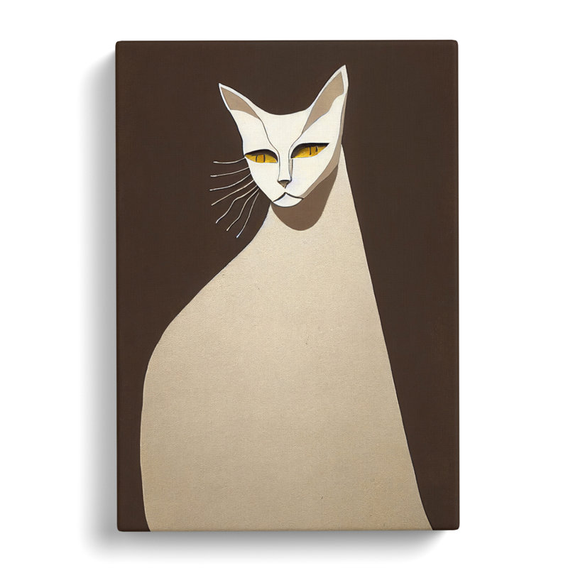 Unique Egyptian Cat - Wrapped Canvas, 50cm H x 35cm W x 3cm D
