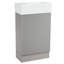 Meuble-lavabo 18,6 po avec lavabo, meuble-lavabo avec tablette à 2 niveaux, orienté vers la gauche ou vers la droite-1012310634