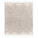 Verina Chevron Handmade Cotton Gray/Cream Area Rug