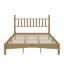 Grand lit plateforme en bois