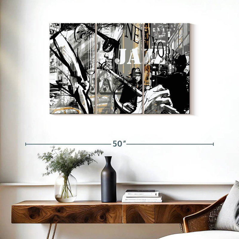 Abarca New York Jazz, H 24 po x l 38 po