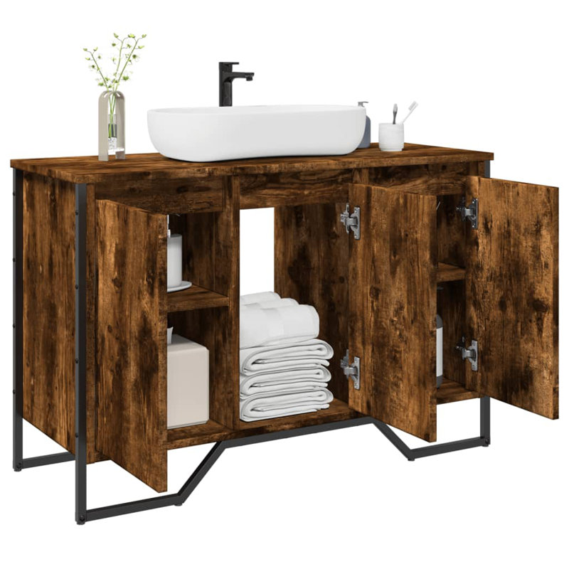 10-5 Under Sink Cabinet, Smoked oak
