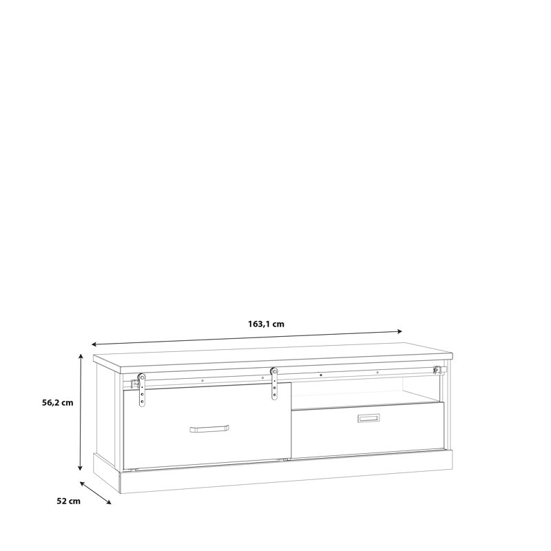 Lauran Unfinished TV Stand for TVs up to 65"