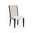 Extendable Trestle Dining Table With 6 Upholstered Side Chairs And Sideboard-1258358740