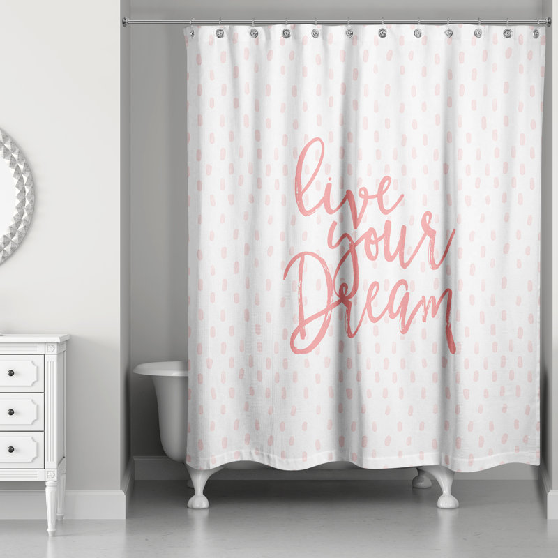 Rideau de douche simple Crinela