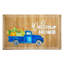 Paillasson bleu 18 po x 30 po