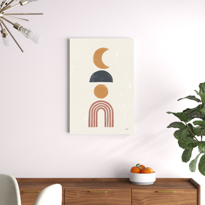 «Minimalist Boho I» par Moira Hershey, impression sur toile tendue, H 36 po x l 24 po