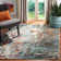 Tapis gris / bleu Gammage