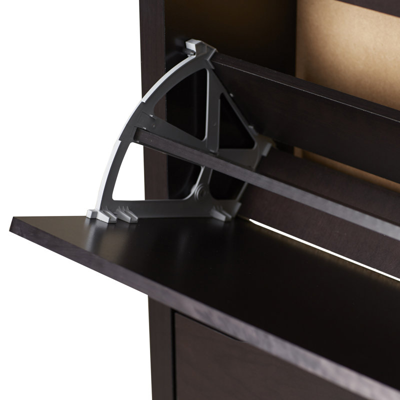 Armoire à chaussures Simms, Brun foncé