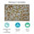 Kaelan Floral Polypropylene Area Rug in Beige