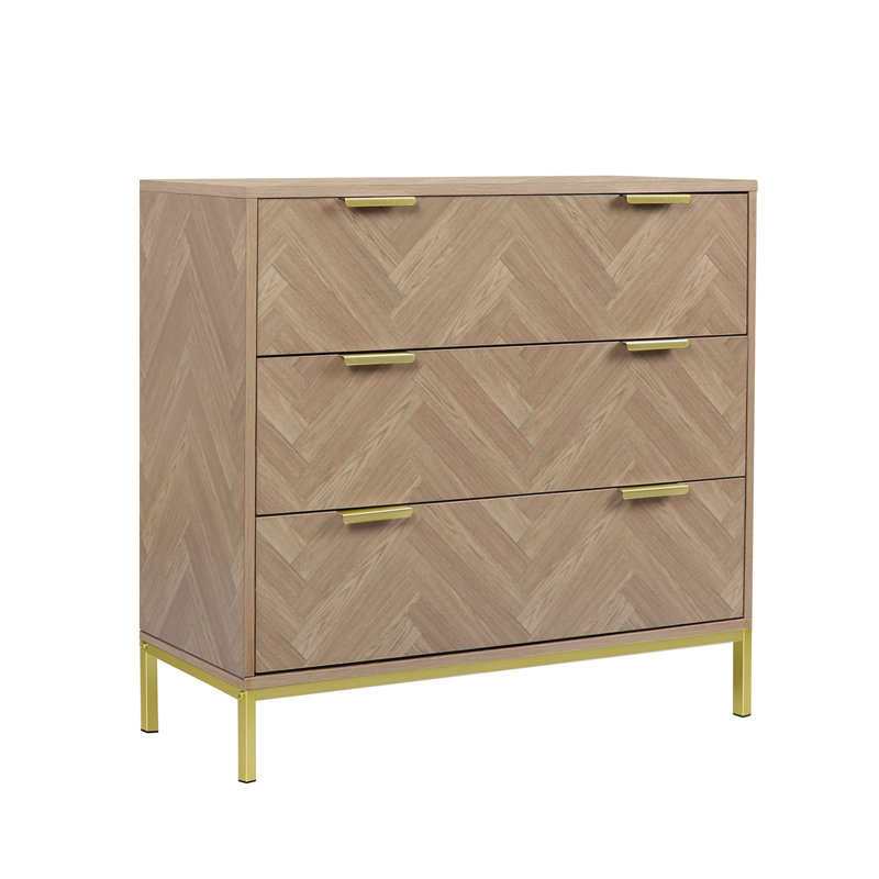 80 cm W Chest of 3 Drawers