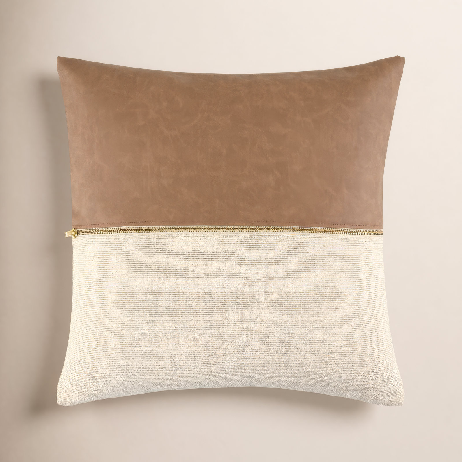 Galey Alix X Livabliss San Marco Accent Pillow, 18"H x 18"W, Tan, No Fill