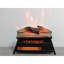Foyer électrique 23 po, chauffage infrarouge, insert à bûche 3D, 1500 W / 5000, flamme et température réglables, télécommande, double / ul, utilisation intérieure 23 po avec chauffage, télécommande 1500 W 5000, salle de spa