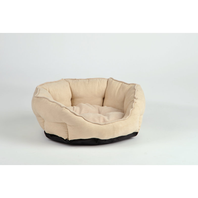 Rachelle Polyester Pet Bed, 20cm H x 63cm W x 53cm D, Grey